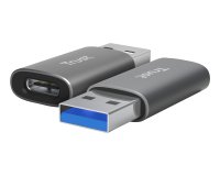 Trust Calyx USB Type-C USB Type-A Gris
