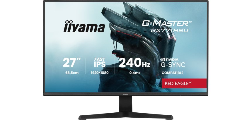 iiyama G-MASTER G2771HSU-B1 écran plat de PC 68,6 cm (27") 1920 x 1080 pixels Full HD Noir