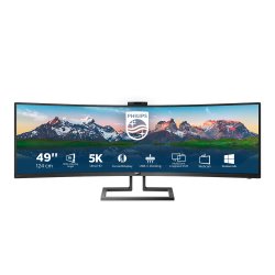 Philips brilliance p-line 499p9h - led-monitor - gebogen - 124.5 cm (49") - hdr