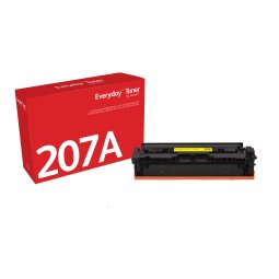 Everyday Yellow Toner compatible with HP 207A (W2212A), Standard Yield