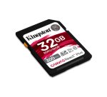 Kingston Technology 32GB Canvas React Plus SDHC UHS-II 300R/260W U3 V90 for Full HD/4K/8K