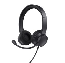 Trust Ayda Auriculares Alámbrico Diadema Llamadas/Música USB tipo A Negro