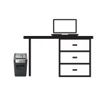 Rexel Momentum X312-SL Slimline Cross Cut Paper Shredder P4