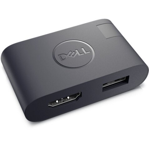 DELL DA20 USB Type-C HDMI + USB Noir