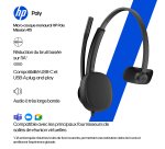 HP Poly Micro Classic-casque filaire USB monaural Mission 415 Classic (en vrac)
