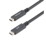 StarTech.com Câble USB-C de 1,8m, USB 5Gbps, 100W (5A) Power Delivery, Certifié Works with Chromebook, 4K 60Hz DP Alt Mode, Certifié USB-IF - Compatible Thunderbolt
