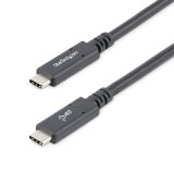 StarTech.com 1,8 m USB C naar USB C Kabel - 5A, 100W PD 3.0 - Works With Chromebook Gecertificeerd - USB-IF Gecertificeerd - M/M - USB 3.0 5Gbps - USB C Laadkabel - USB Type C Kabel