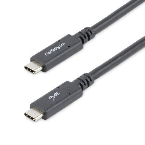 Cable de 1,8m USB-C a USB-C con capacidad para Entrega de Alimentación de 5A - USB TipoC - Cable de Carga USBC - USB 3.0