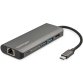 StarTech.com USB-C Multiport Adapter - USB-C Travel Dock met 4K HDMI, 3x USB 3.0 Hub, SD/SDHC, GbE, 60W PD 3.0 Pass-Through - Compacte USB-C Mini Docking Station USB Type-C/Thunderbolt 3