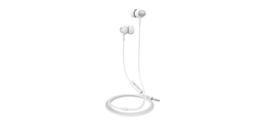 Celly UP500WH auricular y casco Auriculares Alámbrico Dentro de oído Llamadas/Música Blanco