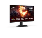 AOC G4 Q27G41ZDF Monitor PC 67,3 cm (26.5") 2560 x 1440 Pixel Quad HD QD-OLED Nero, Rosso