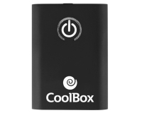CoolBox COO-BTALINK transmisor de audio inalámbrico 3,5 mm 15 m Negro