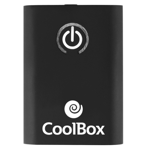 CoolBox COO-BTALINK transmisor de audio inalámbrico 3,5 mm 15 m Negro