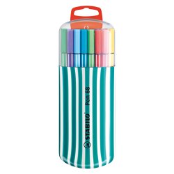 Feutre coloriage stabilo pen 68 encre aquarellable pointe ogive bloquée étui zebrui 20 unités