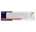 Trust Ody II tastiera Mouse incluso Casa/ufficio RF Wireless Italiano Bianco