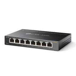 TP-Link TL-SG108S Non-géré Gigabit Ethernet (10/100/1000) Noir