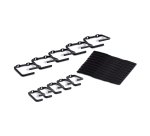 APC NetShelter Cable Management, Rings, Set of 5 small and 5 large, Black