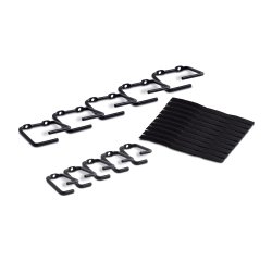 APC NetShelter Cable Management, Rings, Set of 5 small and 5 large, Black