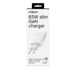 Celly SLIMTC2C65WWH mobile device charger Laptop, Smartphone, Tablet White AC Fast charging Indoor