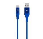 Celly USBMICROCOL3MBL cavo USB 3 m USB A Micro-USB B Blu