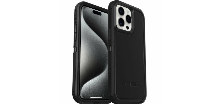 OtterBox Defender XT Series for iPhone 15 Pro Max, Black