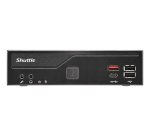 Shuttle Slim PC DH810 , S1851, 1x HDMI (2.1), 1x DP, 1x USB-C (DP), 1x 2.5", 2x M.2, 2x LAN (Intel 1G + 2.5G), 2x COM, fonctionnement permanent 24/7, attaches VESA