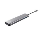 Trust 25661 hub & concentrateur USB Type-C Aluminium