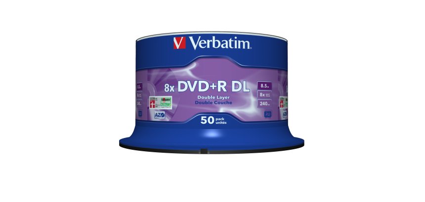 Verbatim - DVD+R DL x 50 - 8.5 GB - opslagmedia