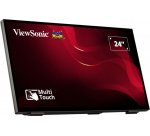Viewsonic TD2465 pantalla de señalización Panel plano interactivo 61 cm (24") LED 250 cd / m² Full HD Negro Pantalla táctil