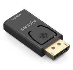 AISENS Conversor Displayport A HDMI 4K@30Hz, DP/M-HDMI/H, Negro