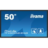 iiyama TF5039AS-B1AG affichage de messages Écran plat de signalisation numérique 125,7 cm (49.5") LED 500 cd/m² 4K Ultra HD Noir Écran tactile Intégré dans le processeur Android 24/7