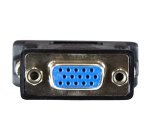 Adaptador Conversor DVI-I a VGA - DVI-I Macho - HD15 Hembra - Negro