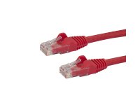 StarTech.com Cable de Red de 0,5m Rojo Cat6 UTP Ethernet Gigabit RJ45 sin Enganches