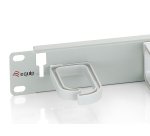 Equip 19" Rack Mount Cable Management Panel, Light Grey (RAL 7035)