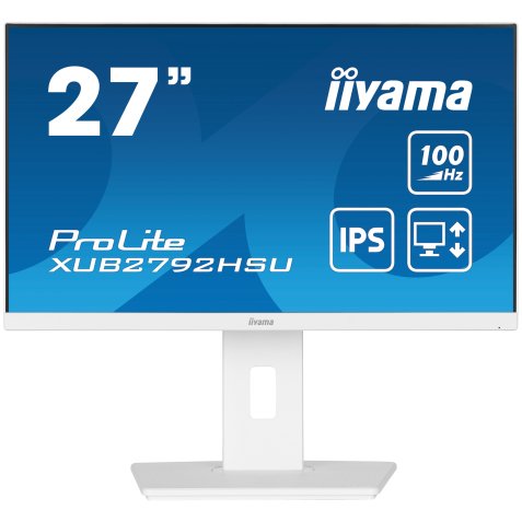 iiyama ProLite XUB2792HSU-W6 LED display 68,6 cm (27") 1920 x 1080 Pixel Full HD Bianco