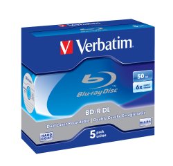 Verbatim 43748 disco blu-ray lectura/escritura (BD) BD-R 50 GB 5 pieza(s)