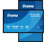 iiyama T6529AS-B1AG Écran d'affichage dynamique En forme de kiosk 163,8 cm (64.5") LED Wifi 420 cd/m² 4K Ultra HD Noir Écran tactile Intégré dans le processeur Android 24/7