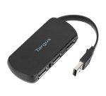 Targus ACH114EU hub & concentrateur USB 2.0 480 Mbit/s Noir