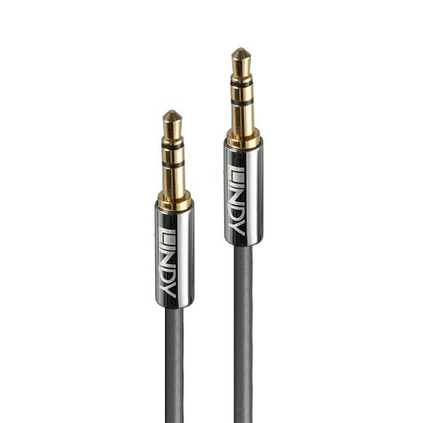 Cable de audio 5 m 3,5mm Antracita Lindy 35324