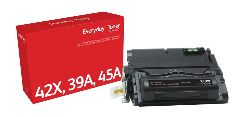 Toner Everyday™ Mono de Xerox compatible avec HP 42A 39A 45A (Q5942X/ Q1339A/ Q5945A), Capacité standard