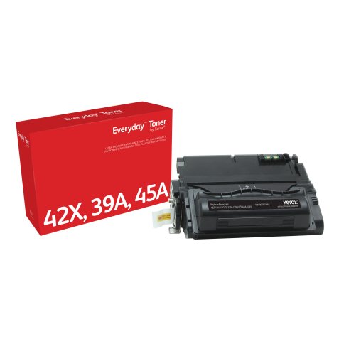 Everyday El tóner ™ Mono de Xerox es compatible con HP 42A 39A 45A (Q5942X/ Q1339A/ Q5945A), Capacidad estándar