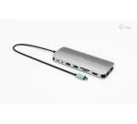 i-tec Metal USB-C Nano 3x Display Dock, 2x HDMI 1x USB-C video with Power Delivery 140W + Universal Charger 140 W
