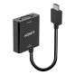 Lindy 38291 adaptador de cable de vídeo 0,1 m HDMI tipo A (Estándar) VGA (D-Sub) Negro