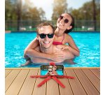 Celly Squiddy Max treppiede Smartphone/fotocamera di azione 6 gamba/gambe Rosso
