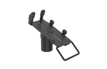 Ergonomic Solutions SpacePole Payment VER400-DM-02 accesorio para terminal de punto de venta Montaje POS Negro Metal