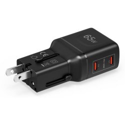 Celly MULTIPLUGSL65W mobile device charger Headphones, Smartphone, Tablet Black AC Fast charging Indoor