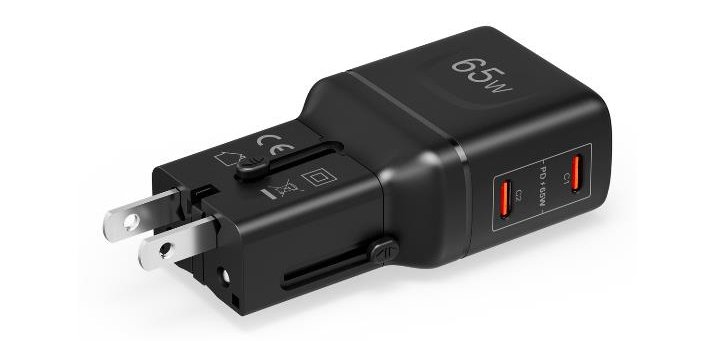 Celly MULTIPLUGSL65W mobile device charger Headphones, Smartphone, Tablet Black AC Fast charging Indoor