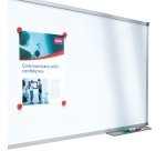 Tableau nobo blanc essence surface magnetique acier      laque 1500x1000mm cadre       aluminium