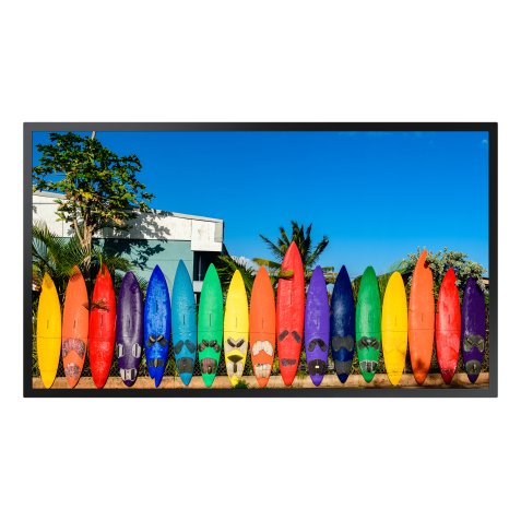 Samsung OM55B Écran plat de signalisation numérique 139,7 cm (55") LCD Wifi 3000 cd/m² 4K Ultra HD Noir Intégré dans le processeur Tizen 5.0 24/7