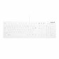 CHERRY AK-C8112 clavier Médical USB AZERTY Français Blanc